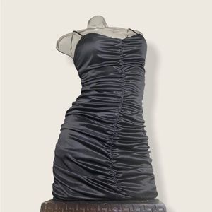 JUMP 90’s black ruched minidress